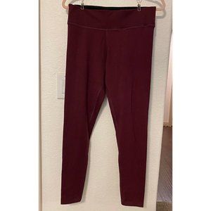 Victoria's Secret PINK Maroon Leggings